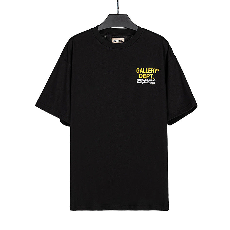Gallery Dept T Shitrs Summer Vintage Pattern Short Sleeve Te
