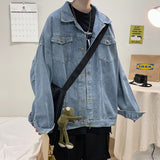 Men's Jackets Denim Jacket Men's Baggy Casual Jacket