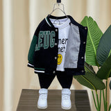 Toddler Boys Jackets Casual Baseball Jacket Spring and Autumn