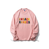 Crew Neck Sweatshirts for Men Men's Autumn Clothes Colorful Letters Printed Crew Neck Sweatshirt