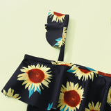 Children Swimsuit Printed Ruffles Children's Swimsuit