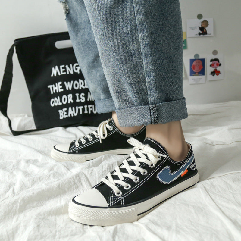 Canvas Shoes Summer Low-Top Trendy Canvas Shoes Men's Student Fashion Shoes