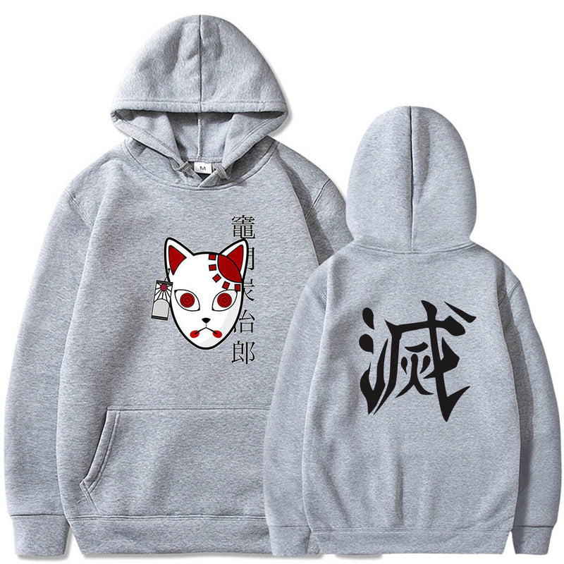 Anime Hoddies Demon Slayer Pullover Women Tanjiro Kamado Costume Hoodie