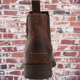 Justin Yellowstone Boots Winter Martin Boots Pu Leather Brown Slimming Cotton Boots
