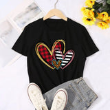 Valentine's Day T Shirt Spring/Summer Short-Sleeved T-shirt Top