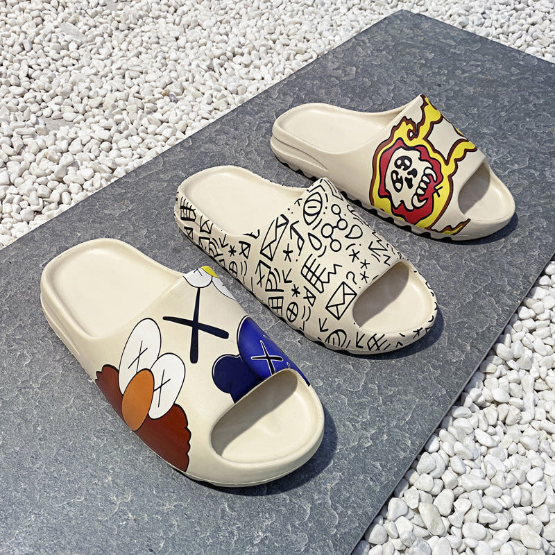 Mens Slide Summer Fashion Breathable Outdoor Beach Shoes