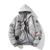 Varsity Jacket Fall Winter Coat Men'S Baseball Uniform Jacket