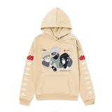 Anime Hoddies Naruto Sweatshirt Anime Autumn and Winter Fleece-Lined Hoodie Coat