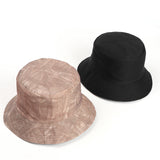 Bucket Hat Fishing Cap Cotton Print Fisherman Hat Printing Bucket Hat Men and Women Outdoor Leisure