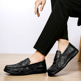 Men's Loafers Relaxedfit Slipon Loafer Men Shoes Men's Spring Leisure Leather Shoes Business Comfortable