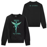 Nirvana Hoodie Rock Sweatshirt Kurt Donald Cobain Punk Loose