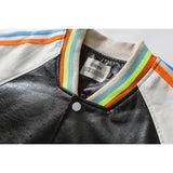 Valentine 'S Day Jacket Color Contrast Patchwork Love Casual Jacket