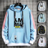 Men Hoodie Pullover Loose Sports and Leisure Top Youth Trendy