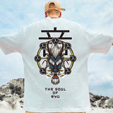 Men T-Shirts Three-Dimensional Letter Loose