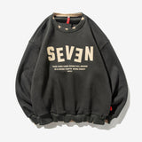 Crew Neck Sweatshirts Men's Autumn Long-Sleeved Sweater Men's Hip Hop Loose