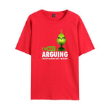 Men and Women Grinch Shirt Casual Loose Short Sleeves T-shirt