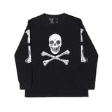 Vlone Hoodie Crew Neck Pullover Sweatshirt Big V Hip Hop Long Sleeve Trendy Men And Women Long T Sweater