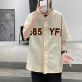 Men Shirts Linen Shirt Loose Lapel