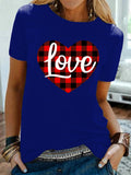 Valentine's Day T Shirt Men's Short-Sleeved European and American Top T-shirt