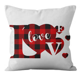 Valentine's Day Pillow Covers 4 Piece Random Styles Together, Holiday Home Gift Pillow Cushion Cover