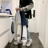 Men's Sweatshirt Fall Loose-Fitting Pullover round-Neck Jacket