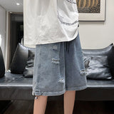 Men Denim Shorts Men's Summer Pants