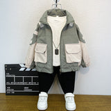 Toddler Boys Jackets Boys' Coat Spring Versatile Trench Coat