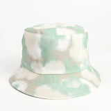Bucket Hat Fishing Cap Cotton Print Fisherman Hat Double-Sided Tie-Dye Color Printing Fashion Sun Hat