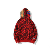 Bape Bearbrick Hoodie Shark Camouflage Sweater