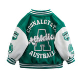 Toddler Boys Jackets Children's Clothing Boys Autumn Clothing Baseball Uniform Jacket