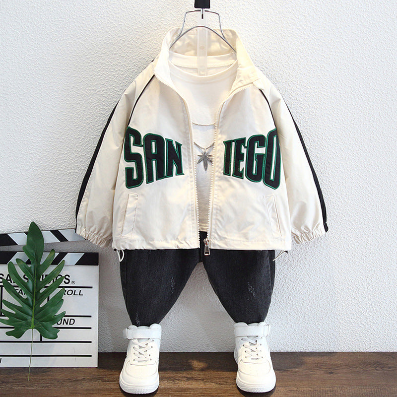 Toddler Boys Jackets Boys' Spring and Autumn Clothes Casual Children