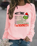Men and Women Grinch Shirt Christmas Autumn and Winter Loose Sweater