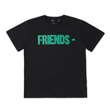 Vlone T Shirt Frieds Viper V Printed Loose Round Neck Short Sleeve T-Shirt