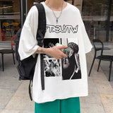 Men T-Shirts Printed Oversize Loose
