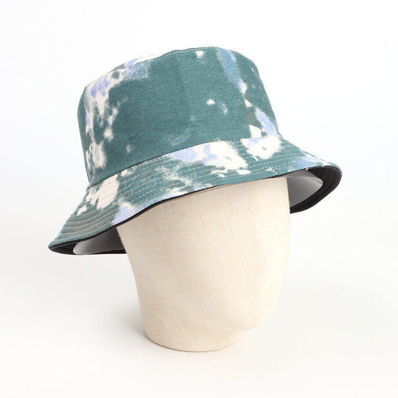 Bucket Hat Fishing Cap Cotton Print Fisherman Hat Bucket Hat Men's and Women's Fashion Spring and Summer Outdoor Leisure