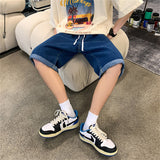 Men Denim Shorts Summer Denim Shorts Male Handsome Casual