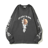 Askyurself T Shirt Big Talker Same Skull Hand Cross Sweater