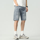 Men Denim Shorts Men's Loose Summer