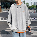 Men's Sweatshirt Autumn Crew Neck Embroidery