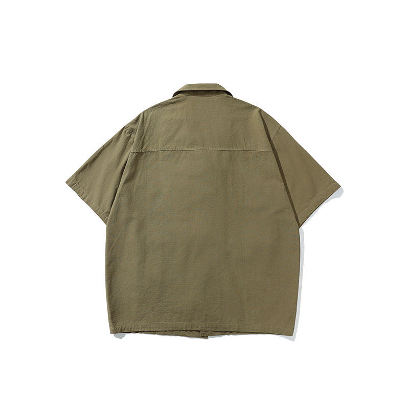 Men T Shitrs Multi-Pocket Shirt