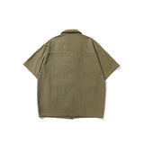 Men T Shitrs Multi-Pocket Shirt