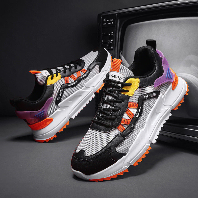Men's Sneaks & Athletic Jogging Shoes Spring/Summer Mesh Fashionable Sports Shoes Men's Casual Shoes
