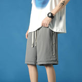 Men White Shorts Summer Men's Casual Shorts Loose Sports