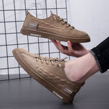 Flat Shoes Summer Breathable Board Shoes Men's Cavas Shoes