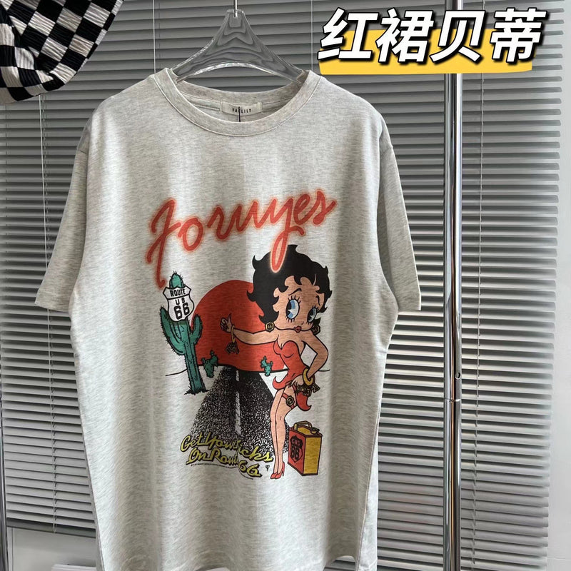 Tom And Jerry T Shirt Cartoon Print Loose