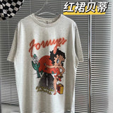 Tom And Jerry T Shirt Cartoon Print Loose