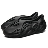 Mens Slide Summer Shoes Men'S Ins Trendy Couple Plus Size 46 Roman Sandals Beach Shoes