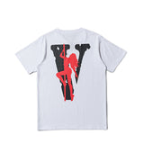 Vlone Stripper T Shirt Summer Big V Female Male And Female