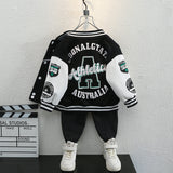 Toddler Boys Jackets Children's Clothing Boys Autumn Clothing Baseball Uniform Jacket