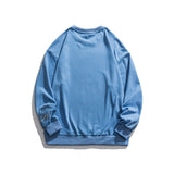 Crew Neck Sweatshirts for Men Men's Autumn Preppy Style Letters Embroidered Sweater